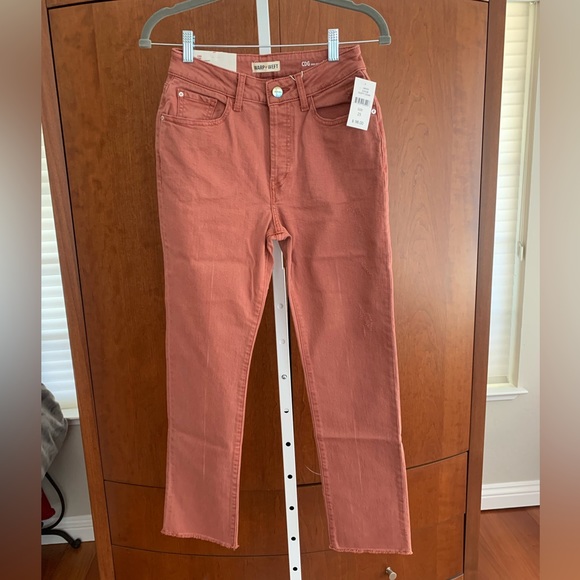 Women’s Warp + Weft Dusty Cedar CDG Paris High Rise Straight Jeans - Picture 8 of 9